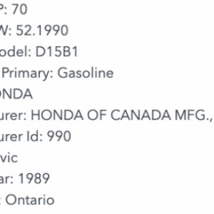Honda db15