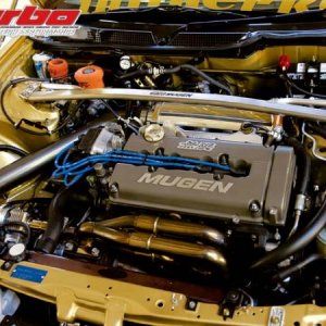 0605tur 02z+1994 acura integra turbo+engine bay