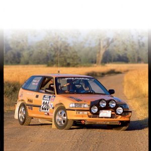 0504 ht 04 z+1990 honda civic rally car+front quarter