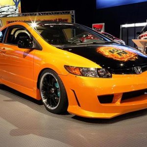 honda civic si tuning by k&n at sema 2997